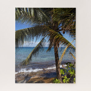 Ontspannend strandgezicht legpuzzel