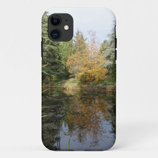 Ontspannend tuinbeeld, mooie bomen... Case-Mate iPhone case (Achterkant)