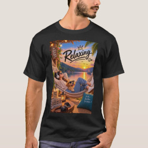 Ontspannend – Vredige Goede Vibes Typografie Ontwe T-shirt
