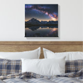 Ontspannende Astronomische Dromen Canvas Afdruk (Insitu (Slaapkamer))