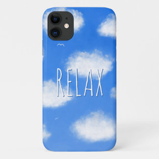 Ontspannende Blauwe Lucht Wolken Motiverende Spreu Case-Mate iPhone Case