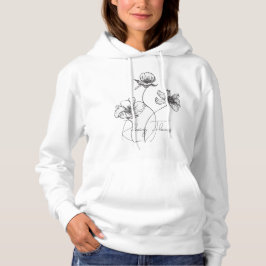 Ontspannende bloemen hoodie