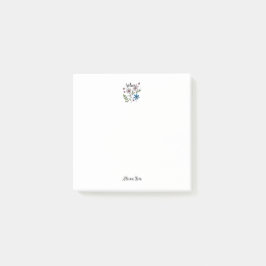 Ontspannende bloemenzelfverzorging post-it® notes