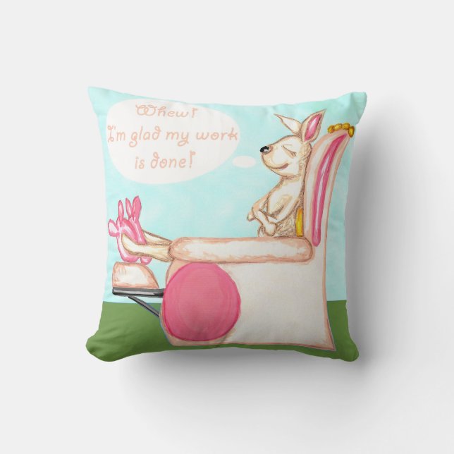 ontspannende bunny pillow kussen (Voorkant)