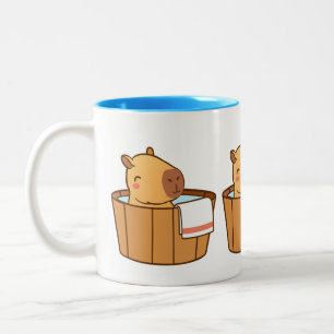 Ontspannende Capybara-Mok Chill Vibes Animal Cof Tweekleurige Koffiemok