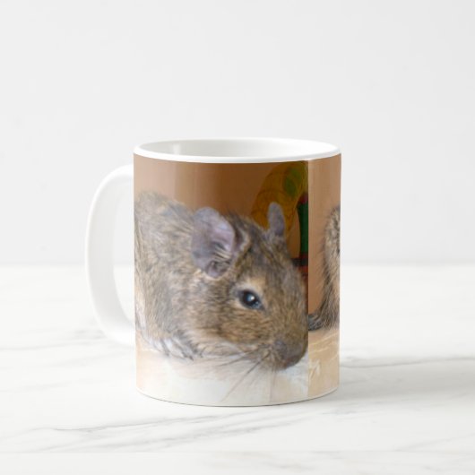 Ontspannende Degu-Mok Koffiemok (Voorkant links)