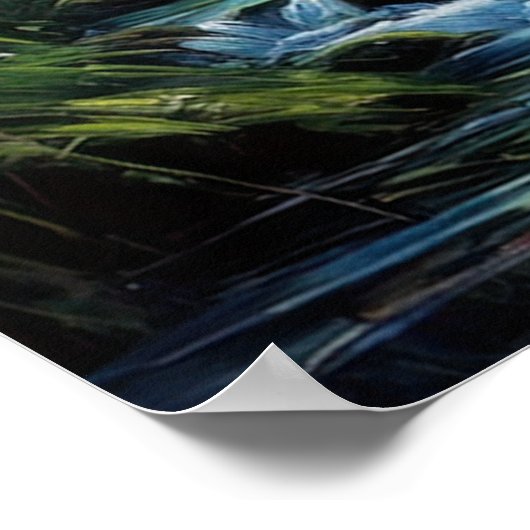 Ontspannende geluiden van het bos poster (Hoek)