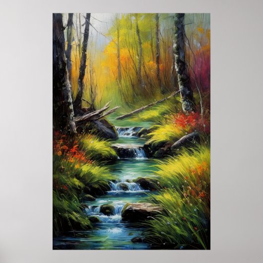 Ontspannende geluiden van het bos poster (Voorkant)