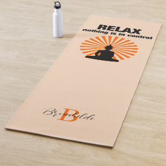 Ontspannende grappige Boeddha citaat Yogamat