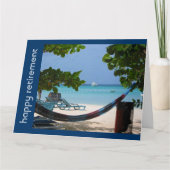 ontspannende grote pensionering kaart (Voorkant)