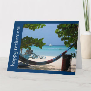 ontspannende grote pensionering kaart