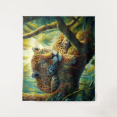 Ontspannende Jaguar Wandkleed (Voorkant)