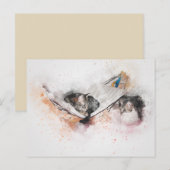 Ontspannende katten briefkaart (Voorkant / Achterkant)