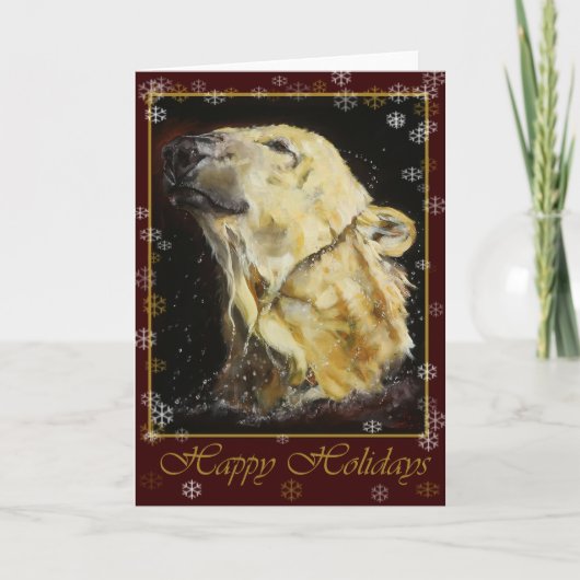 Ontspannende kerstkaart feestdagen kaart (Voorkant)