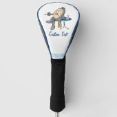 Ontspannende Klok Golfheadcover (Voorkant)