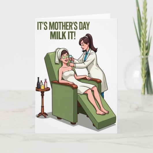 Ontspannende Moederdag Spa Kaart (Voorkant)