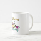 Ontspannende Oneindigheid Ananas | Cute Design Koffiemok (Voorkant rechts)