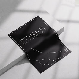 Ontspannende Pedicure Minimalistische Poster