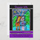 Ontspannende Sneeuwman Jaarlijkse Kerstfeest Uitno Kaart (Voorkant)