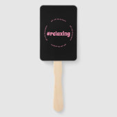 #ontspannende vibes handwaaier (Achterkant)