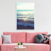 Ontspannende zeeen golven canvas afdruk (Insitu (Woonkamer))