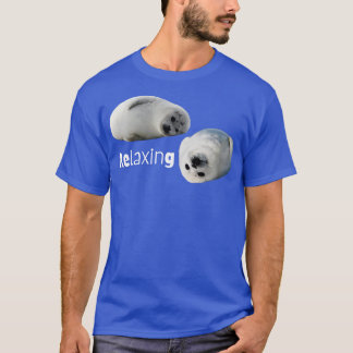 Ontspannende zeehonden T-shirt