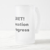 Ontspanning in uitvoering frosted mok (Voorkant rechts)