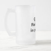 Ontspanning in uitvoering frosted mok (Links)