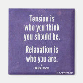 Ontspanning is wie je bent magneet (Voorkant)