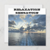 ONTSPANNING SENSATIE CRUISE SCHIP DEUR MAGNEET MAGNETISCHE UITNODIGING (Voorkant)