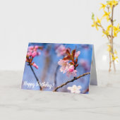 Ontspanning van de nieuwe Sakura-bloemen in Spring Kaart (Gele Bloem)