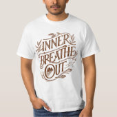 Ontspanning & Wellness Art – Mindfulness Design T-shirt (Voorkant)