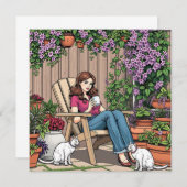 ontspanningsdag | Vrouwen met Planten, katten en k (Voorkant / Achterkant)