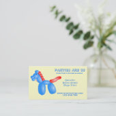 Ontspanningsfreelance voor Kinder-partijplanners Visitekaartje (Staand voorkant)