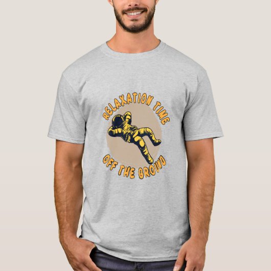 Ontspanningstijd – Astronaut T-shirt (Voorkant)