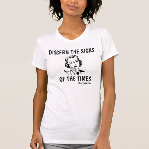 Ontsporingssignalen uit de tijd, Matthew 16 T-shir T-shirt
