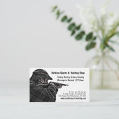 Ontspruitende Sportman die de OpenluchtWinkel van Visitekaartje (Staand voorkant)