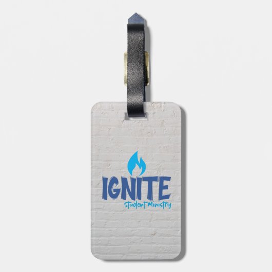 Ontsteek Bagagelabel (Achterkant verticaal)