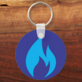 Ontsteek de Blue Flame Sleutelhanger (Voorkant)