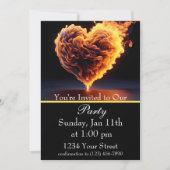 Ontsteek de pret: Mis onze hete vuurfeest niet! Kaart (Voorkant)