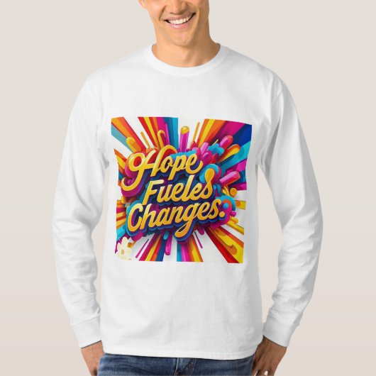 "Ontsteek de verandering" T-shirt (Voorkant)
