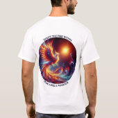 Ontsteek de vuren die binnen opkomen als een fenik t-shirt (Achterkant)