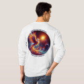 Ontsteek de vuren die binnen opkomen als een fenik t-shirt (Achterkant volledig)