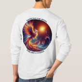 Ontsteek de vuren die binnen opkomen als een fenik t-shirt (Achterkant)