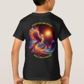Ontsteek de vuren die binnen opkomen als een fenik t-shirt (Achterkant)