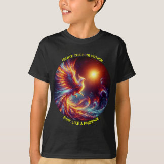 Ontsteek de vuren die binnen opkomen als een fenik t-shirt