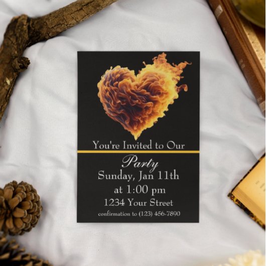 Ontsteek het plezier: Mis onze hete vuurfeest niet Kaart