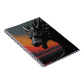 Ontsteek je creativiteit: Dragon Noir Notitieboek (Rechterzijde)