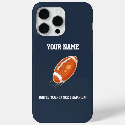"Ontsteek je innerlijke kampioen!" RUGBYLIEFHEBBER Case-Mate iPhone Case (Achterkant)