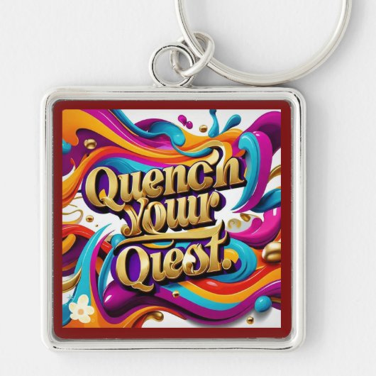 "Ontsteek je passie" Sleutelhanger (Voorkant)